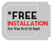 Free Installation for the 1st 10ft